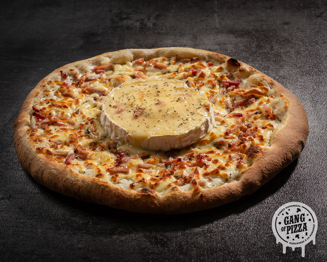 Pizza Camembert rôti